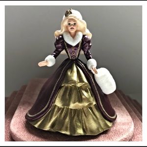 Happy Holidays Barbie Ornament collectors NIB